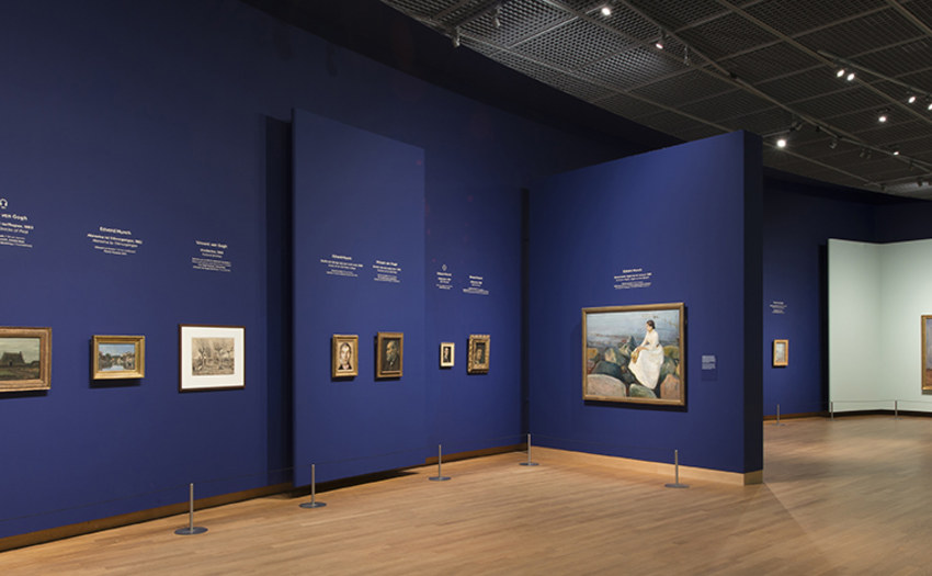 Van Gogh Museum blue